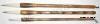 Chinese Calligraphy Brush Set of Three Brushes