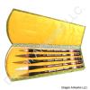 Chinese Calligraphy Brush Set of Five Natural Hair Brushes